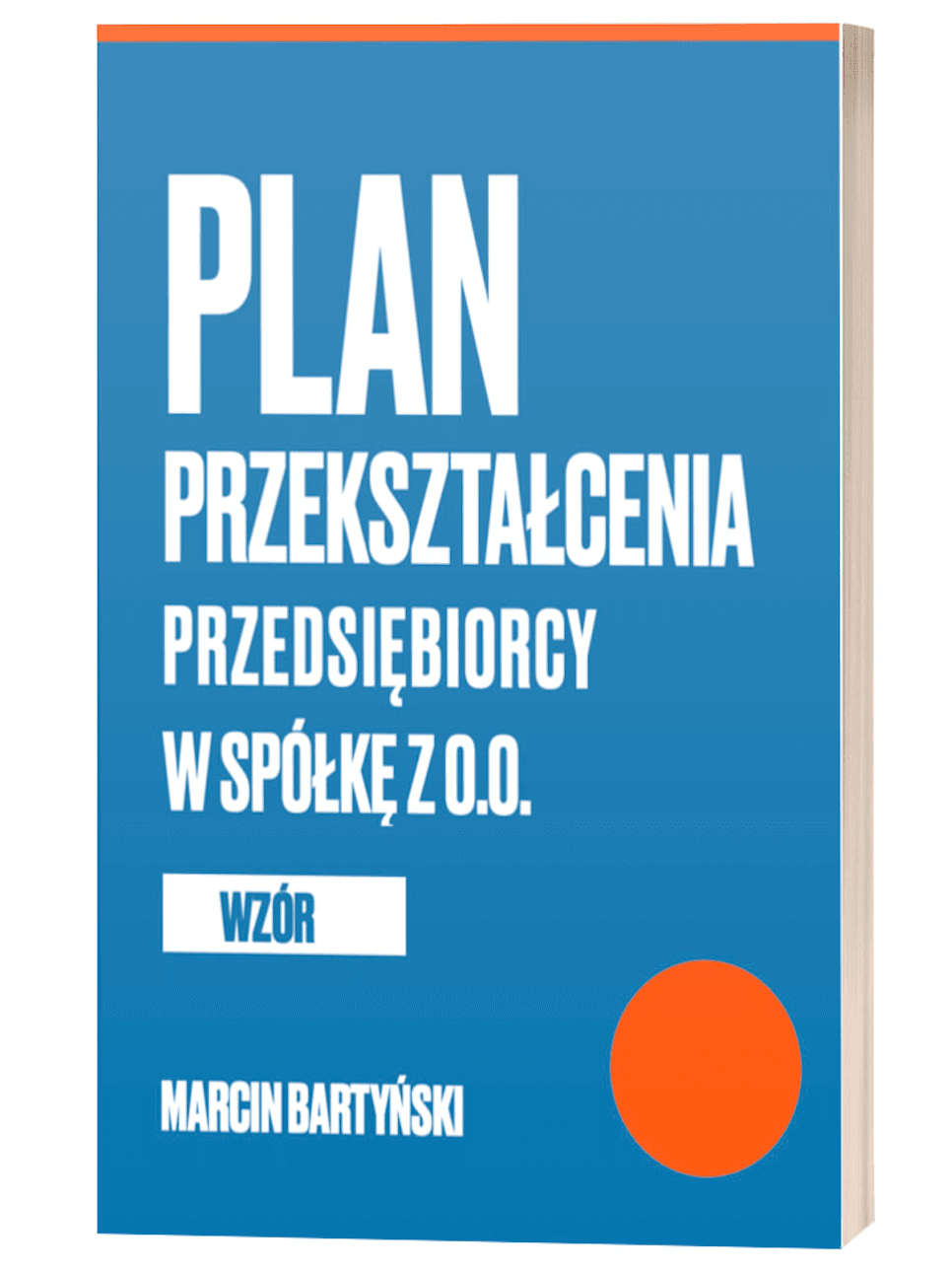 Plan przekształcenia przedsiębiorcy w Spółkę z o.o. - WZÓR